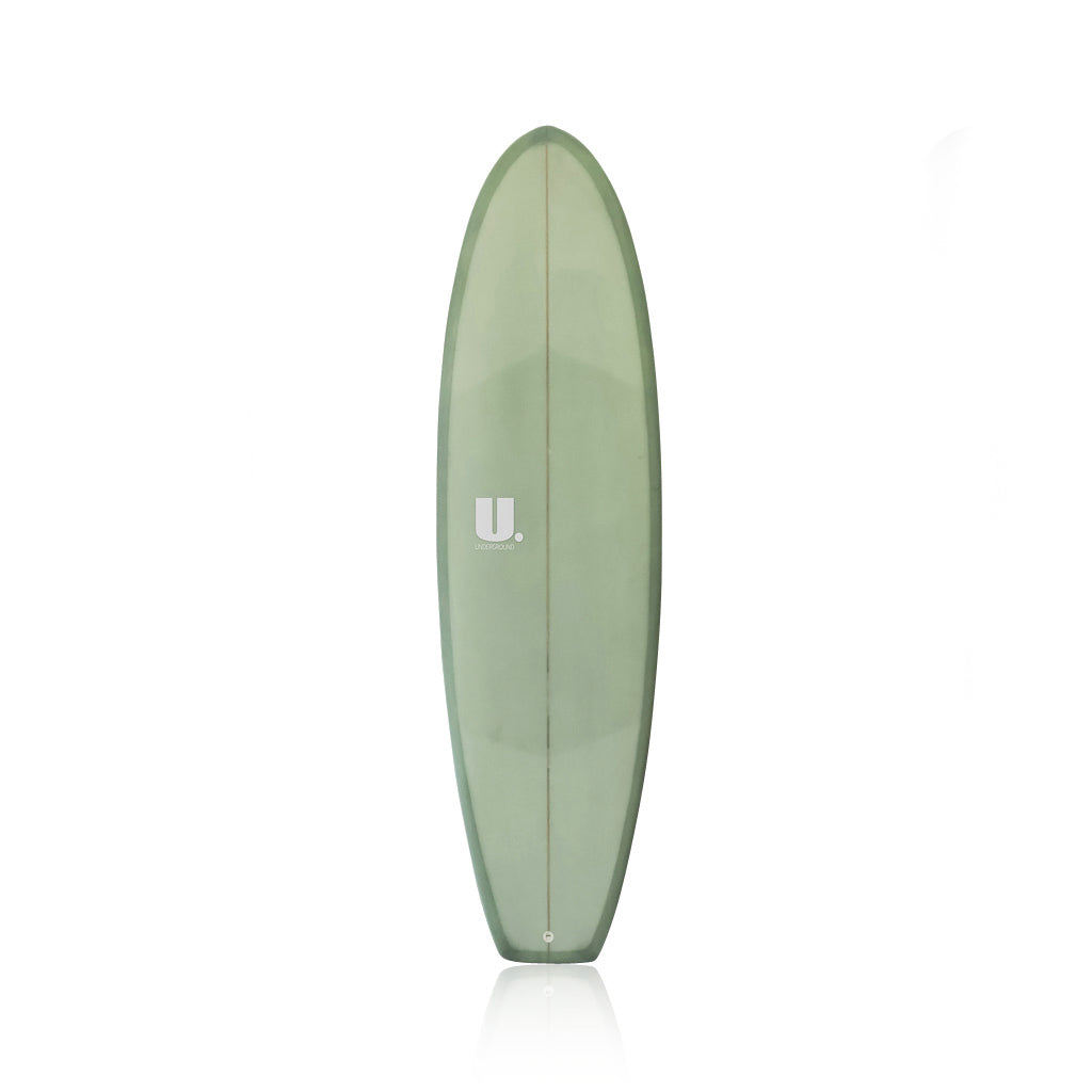 Green surfboard on sale