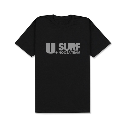 U Surf Noosa Team Black T-shirt