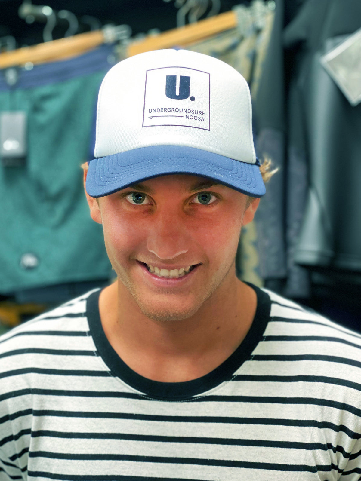 U Surf Noosa Navy and White Cap