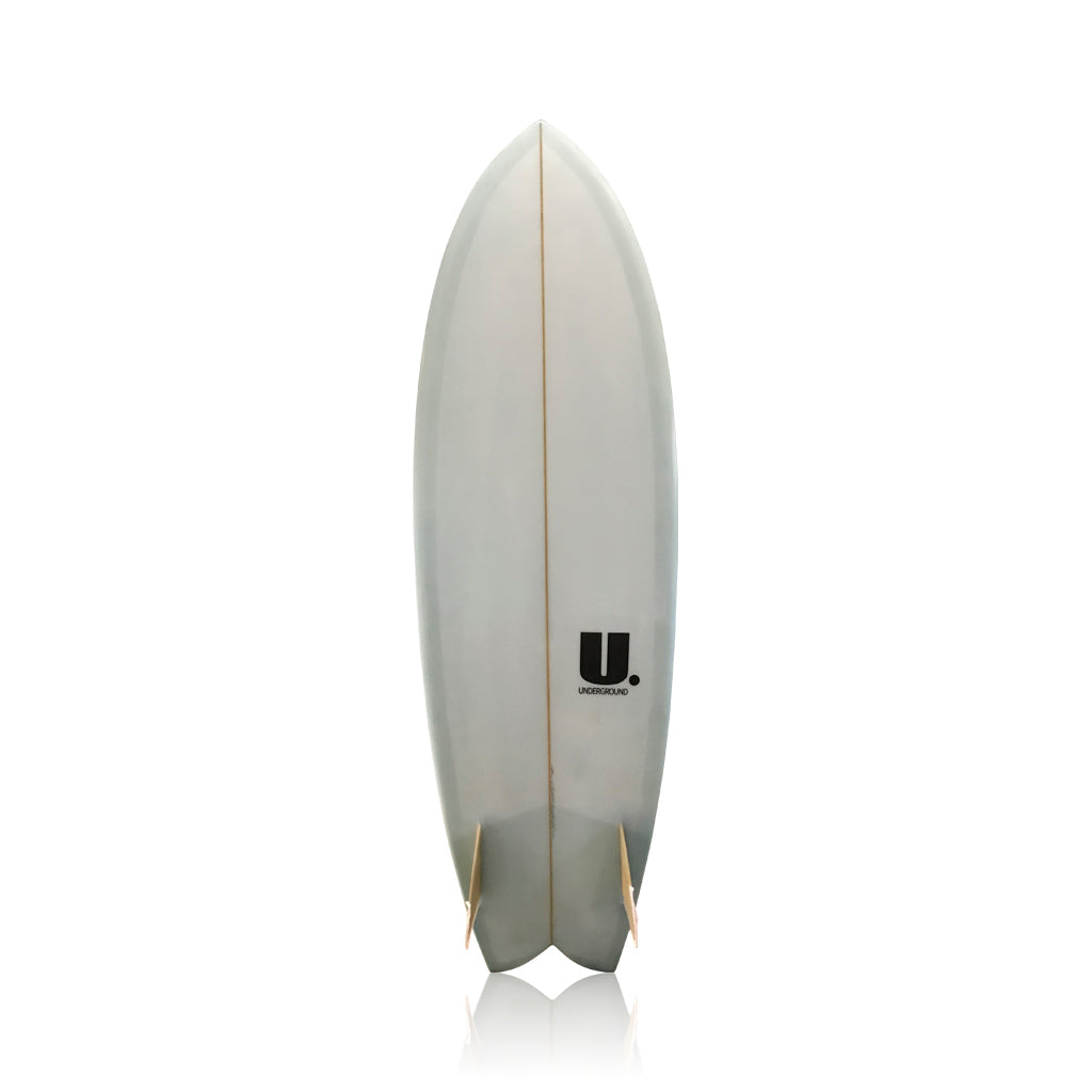 Hand-made Keel Twin Fin Fish Surfboard